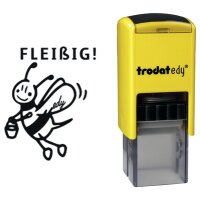 trodat Motivationsstempel Edy "Faultier", blau