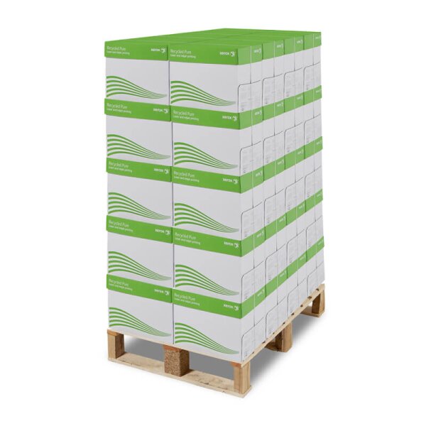 XEROX Recycled Pure Recyclingpapier weiss A4 80g - 1 Palette (100000 Blatt)
