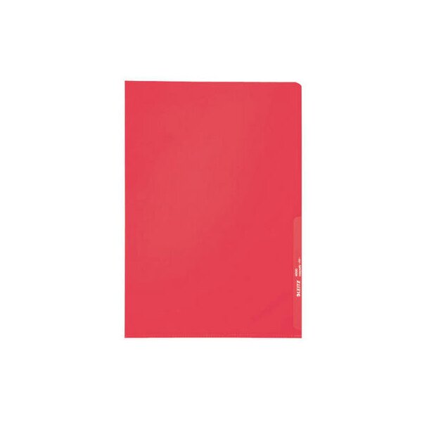LEITZ Sichtmappen PP A4 40000025 rot, 0,13mm 100 Stück