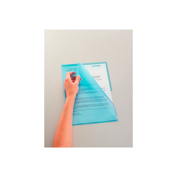 LEITZ Sichtmappen PP A4 40000025 rot, 0,13mm 100 Stück