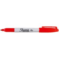 SHARPIE Permanent Marker Fine 1mm S0810940 rot