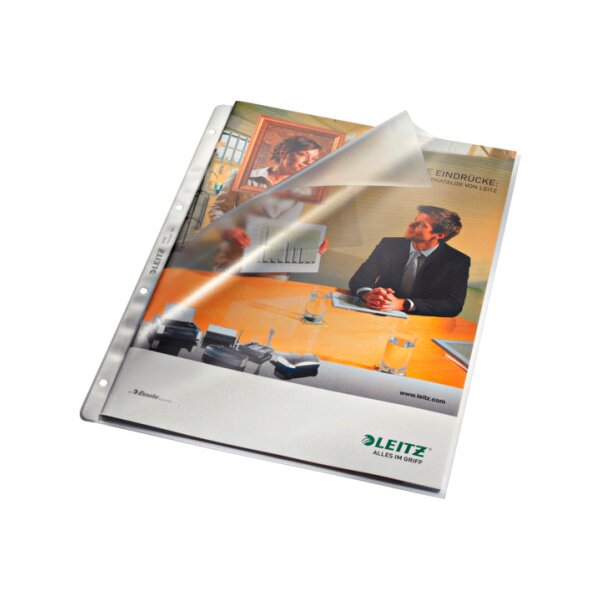 LEITZ Poches PP A4 47800003 grainée, 0,13mm 100 pcs.