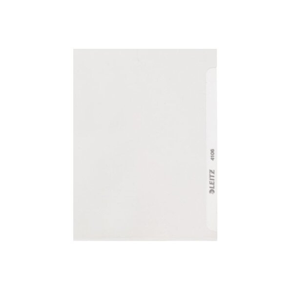 LEITZ Sichtmappen PVC Premium A4 41060002 glasklar, 0,15mm 100 Stück