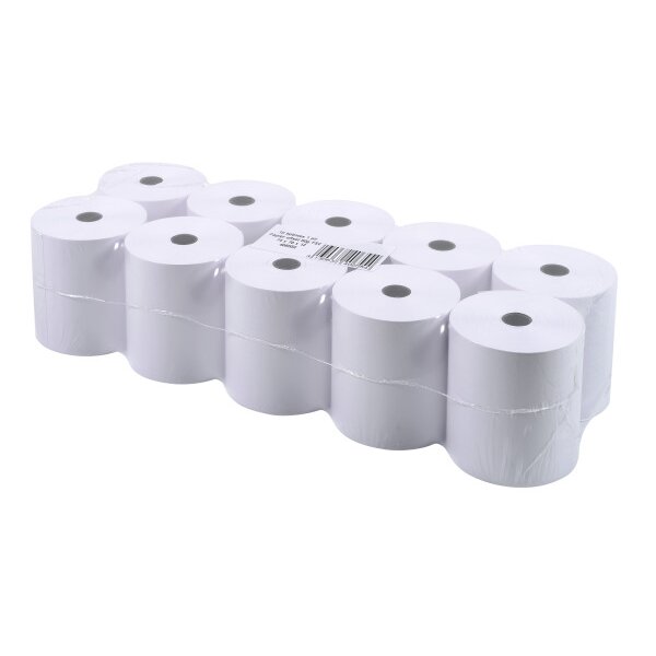EXACOMPTA Rouleau de papier off. 10 pcs. 40655E 74x70mmx40m pour caisse