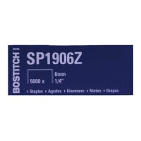 BOSTITCH Agrafes SP19 1/4 6mm SP1906Z 5000 pièces
