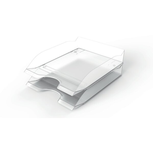 DURABLE Corbeille &agrave; courrier A4 1701674400 transparent