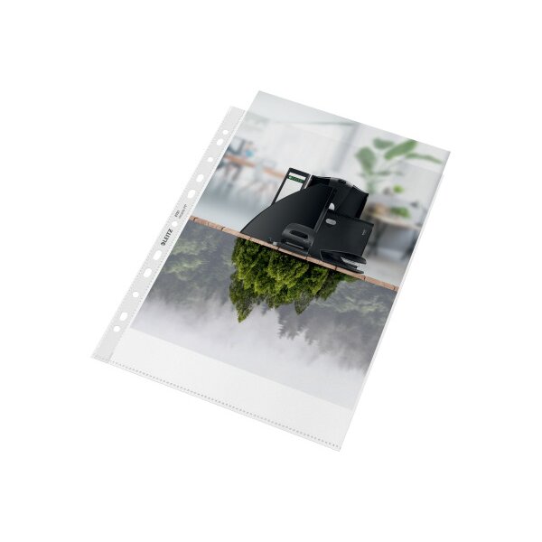 LEITZ Poches prosp. PP Recycle A4 47910003 transparent, 140my 100 pcs.