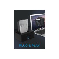 ICY BOX Clone- & DockingStation IB-1232CL-U3...