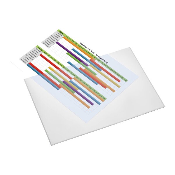 MAGNETOPLAN Dossiers Magnetofix A4 1120100 blanc en travers