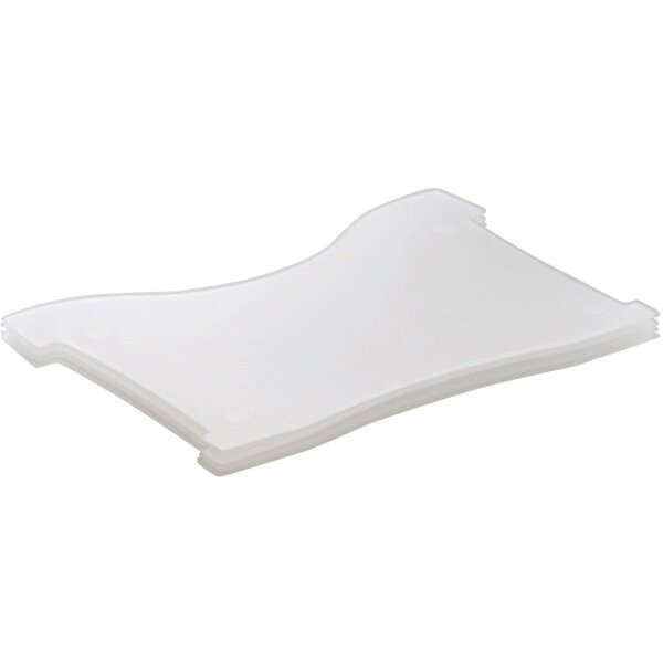 HAN Plaques de support Croco A7 9037-63 transp. 100 cartes 4 pcs.