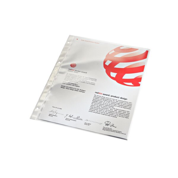 LEITZ Zeigetasche Super Premium A4 47340000 glasklar, 0,08mm 100 Stück