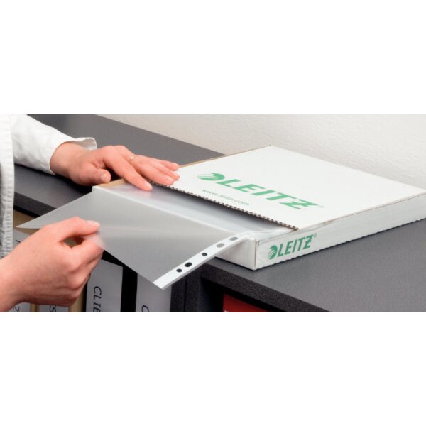 LEITZ Poches PP A4 47000003 grainée, 0,13mm 100 pcs.