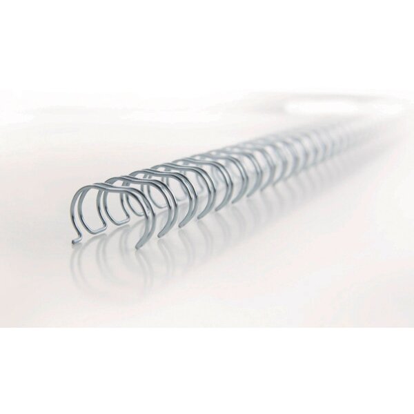 GBC Drahtbinderücken 12mm A4 RG810810 schwarz, 34 Ringe 100 Stück