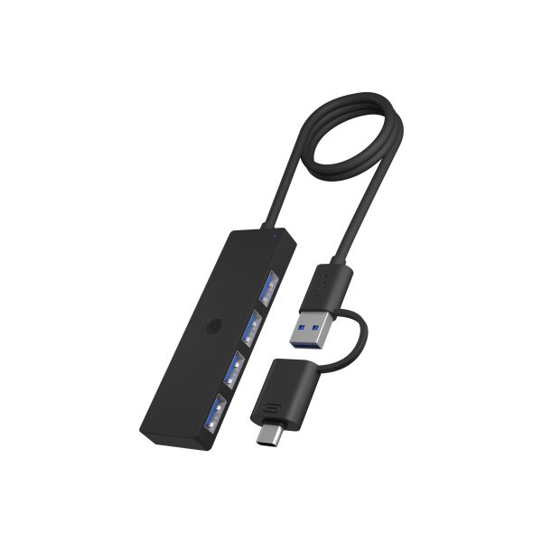 ICY BOX 4 Port USB-C/A to USB-A IB-HUB1424-C3 3.2Gen 1 Hub