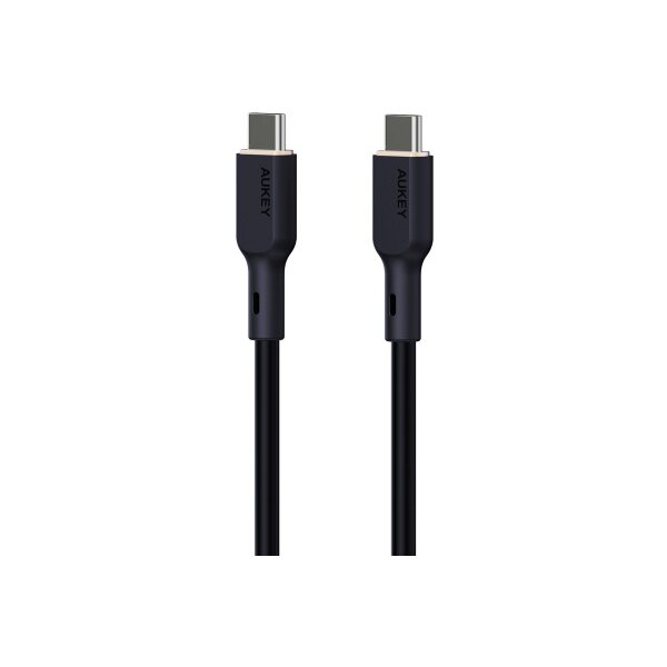 AUKEY Cable USB-C-to-C CB-SCC101 Silicone,1.0m,100W,Black