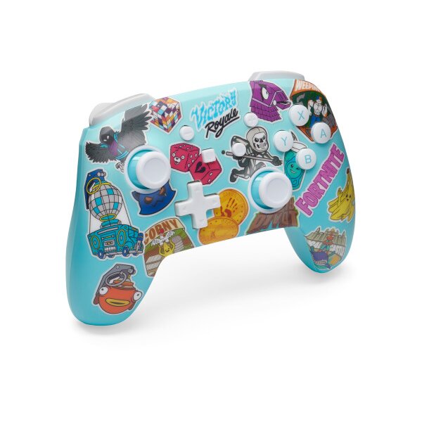 POWER A Enhanced Wireless Ctrl. NSGP0290-01? NSW, Sticker Mania-Fortnite