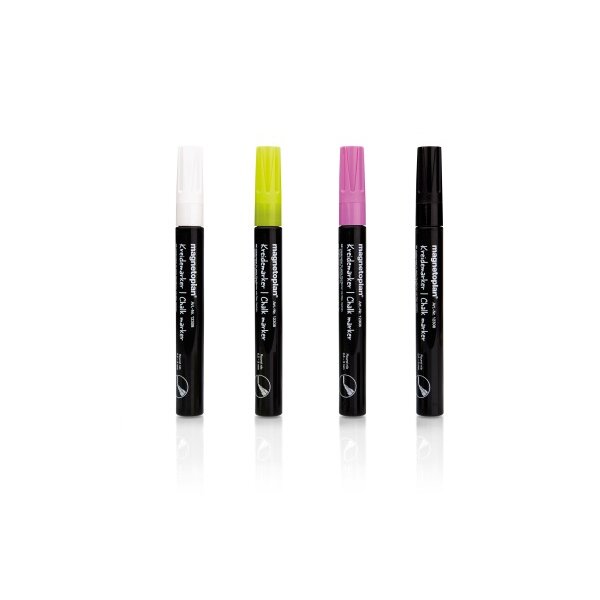 MAGNETOPLAN Chalkmarker rund 0,5-4mm 12308 4-farbig ass.