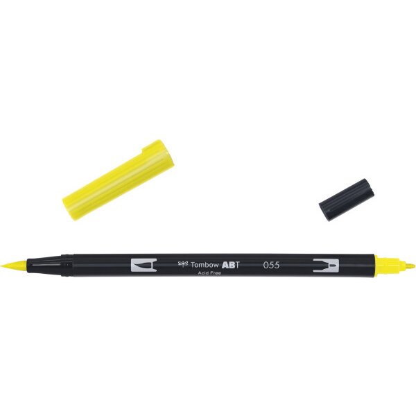 TOMBOW Dual Brush Pen ABT 055 process yellow