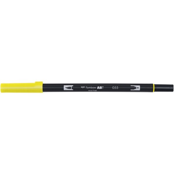 TOMBOW Dual Brush Pen ABT 055 process yellow