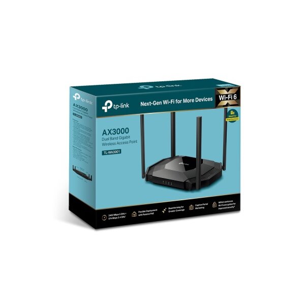 TP-LINK Dual-Band WiFi 6 Access Point TL-WA3001 AX3000