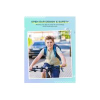 ICLEVER Kids Air Conduction Headphones C01-2589N-02...