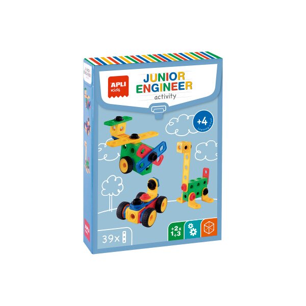 APLI KIDS Jeu de construction Ingénieur 19160 39 pièces