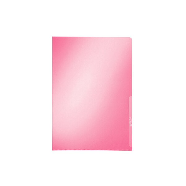 LEITZ Sichtmappen Premium A4 41000025 rot, 0,15mm 100 Stück