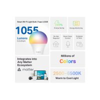 TP-LINK Smart Light Bulb,E27 Tapo L535E Multicolor,Matter