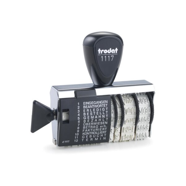 TRODAT Mehrtextstempel 1117DB 12 Texte D