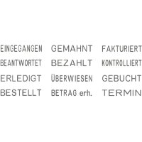 TRODAT Mehrtextstempel 1117DB 12 Texte D