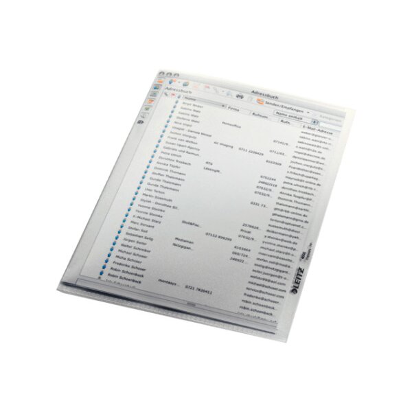 LEITZ Dossier PP A5 40050003 0,13 mm grain 100 pcs.