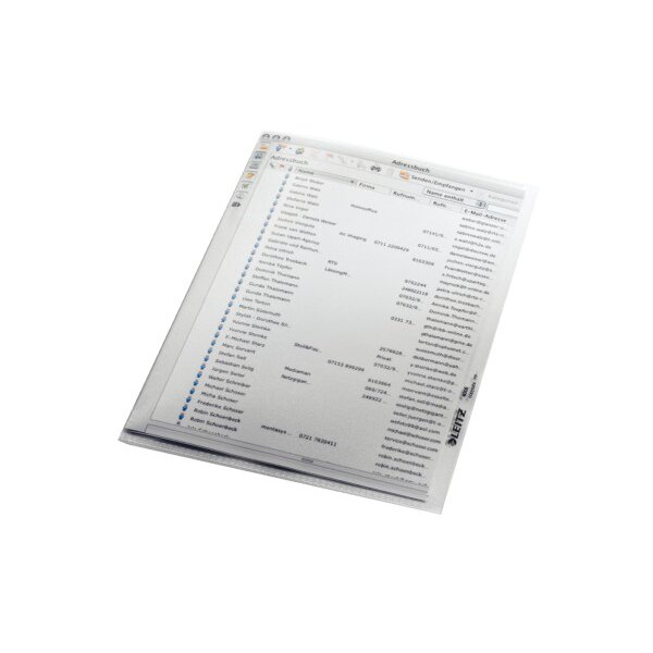 LEITZ Dossier PP A5 40050003 0,13 mm grain 100 pcs.