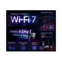 TP-LINK TriBand WiFi 7 BT PCI-E Adap. Archer TBE550E BE9300