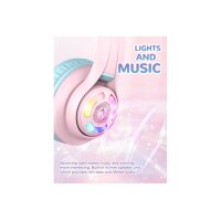 ICLEVER Cat Ear Bluetooth Headphones C04-2083N-14 BTH13,...