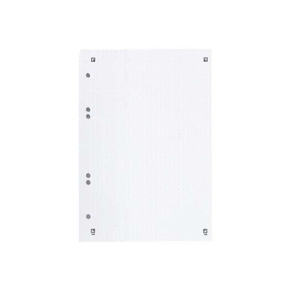 OXFORD Collegeblock SCRIBZEE A5+ 400132392 dotted, vert bleu 80 flls.