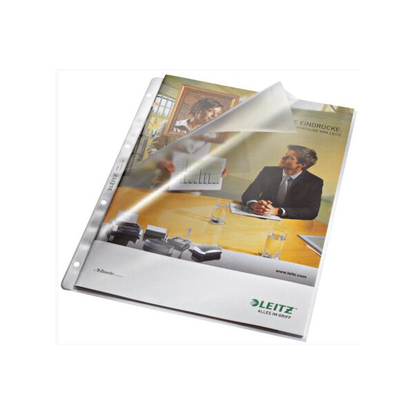 LEITZ Zeigetaschen PP A4 47970000 genarbt 80my 100 Stück
