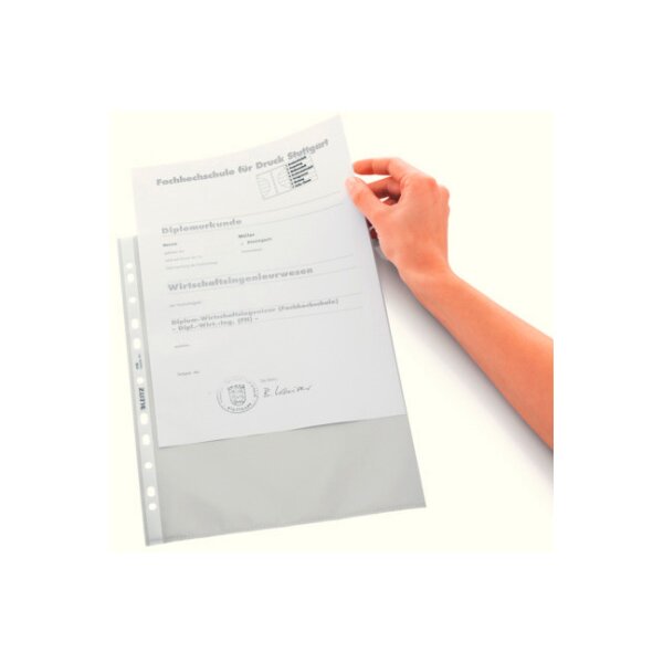 LEITZ Prospekthülle PP A4 47960000 farblos 100 Stück