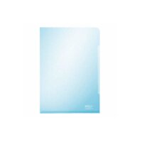 LEITZ Sichtmappen Premium A4 41530035 blau, 0,15mm 100...