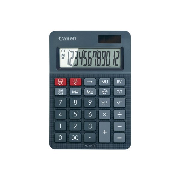 CANON Tischrechner AS-120II 4722C002AA 12-stellig schwarz