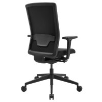 Topstar Chaise de bureau pivotante Airwork G, noir/pétrole
