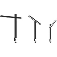 UNiLUX Lampe de bureau à LED ZENITH, pince, noir