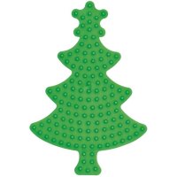 Hama Plaque pour perles midi Sapin de Noël, petit, vert