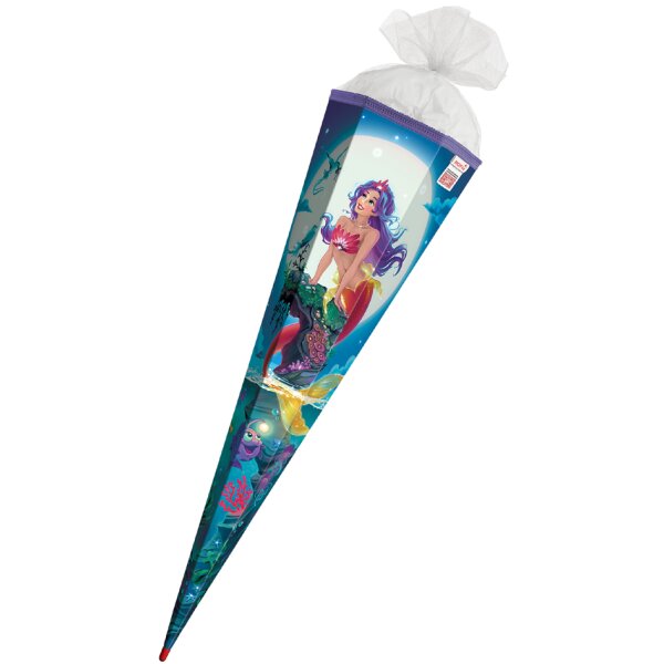 ROTH Schultüte "Magische Meerjungfrau", rund, 700 mm, Folie