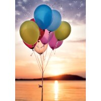CACTUS Grusskarte "Luftballons...