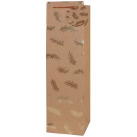 CACTUS Weihnachts-Flaschentüte "Tannenzweige"