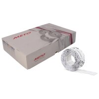 METO Etiketten für Preisauszeichner, 22 x 12 mm, weiss