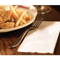 TORK Serviette Lunch, 300 x 300 mm, 1 couche, blanc