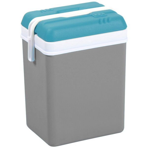 EDA Glacière, plastique, 15 litres, gris / bleu lagune