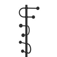 UNiLUX Portemanteau STUDIO, hauteur: 1.750 mm, noir