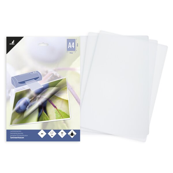 kangaro Pochette de plastification, A4, 160 microns